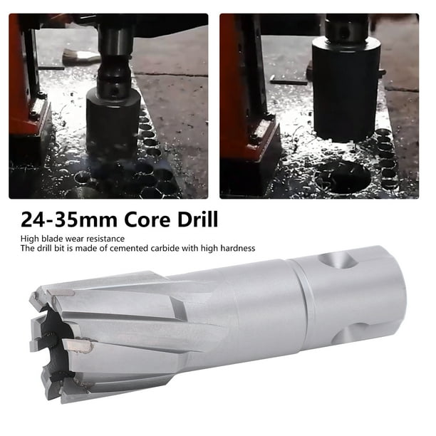 24-35mm Core Drill Bit Hollow Universal Shank for Metal Plate Drilling Tools Core Drill Carbide 24-35mm Core Drill Bit Hollow Universal Shank for Metal Plate Drilling Tools Core Drill Carbide